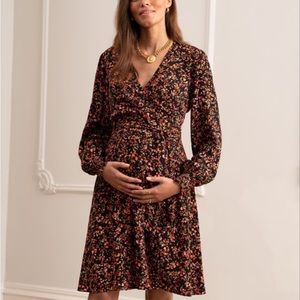 Seraphine Maternity Floral Wrap dress